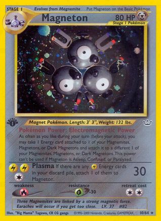 Magneton 010/64  - Unlimited Holofoil Neo Revelation - Holo Rare