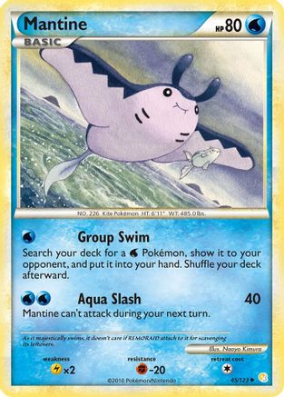 Mantine - 45/123 - Uncommon - Reverse Holo