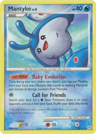 Mantyke - 55/130 - Uncommon - Reverse Holo
