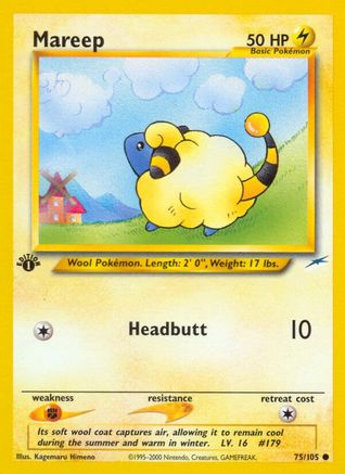 Mareep 075/105 - Unlimited Neo Destiny - Common