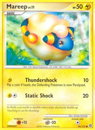 Mareep - 94/132 - Common - Reverse Holo