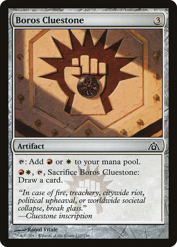 Boros Cluestone (DGM-137) Foil