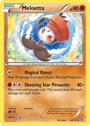 Meloetta (86) - 86/113 - Rare