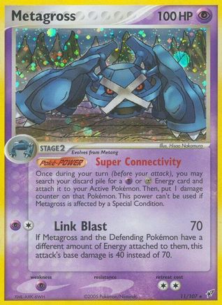 Metagross 011  - Holofoil Deoxys - Holo Rare