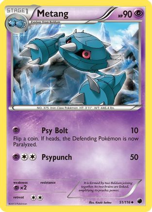 Metang - 51/116 - Uncommon