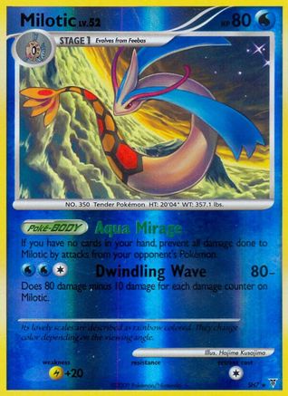 Milotic (Shiny) - SH7/147 - Shiny Holo Rare - Reverse Holo