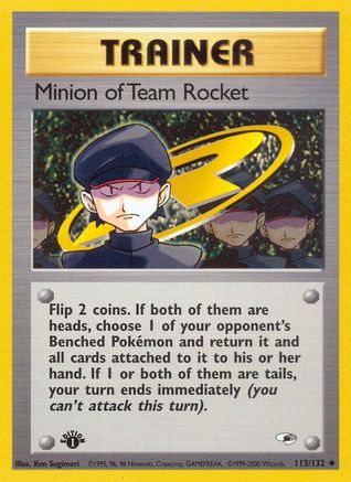 Minion of Team Rocket 113 - Unlimited Gym Heroes - Uncommon