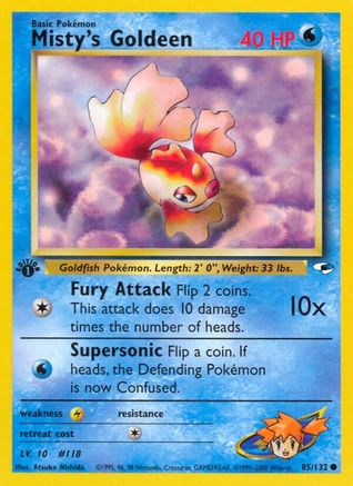 Misty's Goldeen (85) 085 - Unlimited Gym Heroes - Common