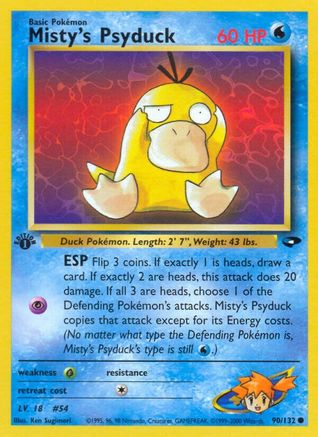 Misty's Psyduck 090 - Unlimited Gym Challenge - Common