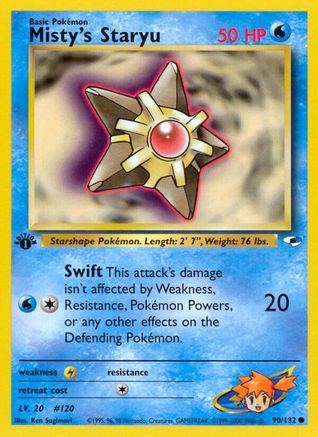Misty's Staryu 090 - Unlimited Gym Heroes - Common