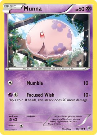 Munna - 39/101 - Common - Reverse Holo