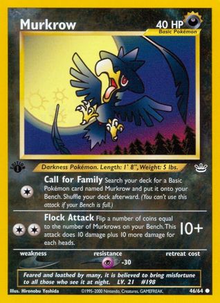 Murkrow - 46/64 - Common - Unlimited