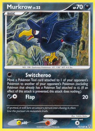 Murkrow - 72/147 - Uncommon