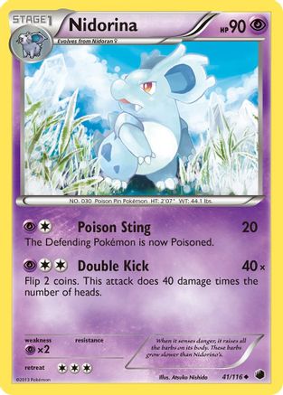 Nidorina - 41/116 - Uncommon - Reverse Holo