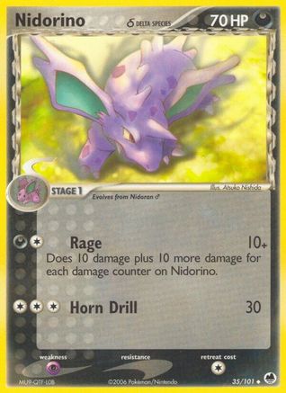 Nidorino (Delta Species) - 35/101 - Uncommon - Reverse Holo