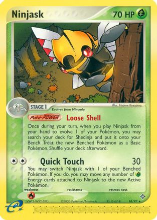 Ninjask - 18/97 - Rare