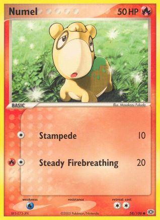 Numel - 58/106 - Common - Reverse Holo