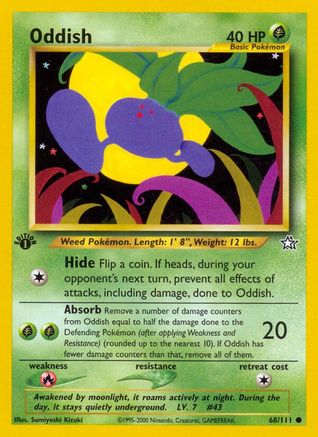 Oddish 068 - Unlimited Neo Genesis - Common