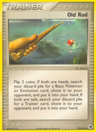 Old Rod - 78/101 - Uncommon - Reverse Holo