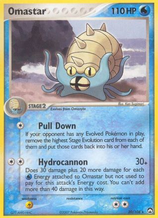 Omastar - 20/108 - Rare