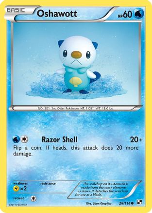 Oshawott (28) - 28/114 - Common