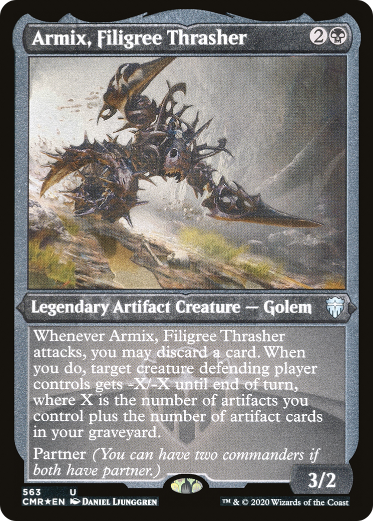 Armix, Filigree Thrasher (Foil Etched) (CMR-563) Foil