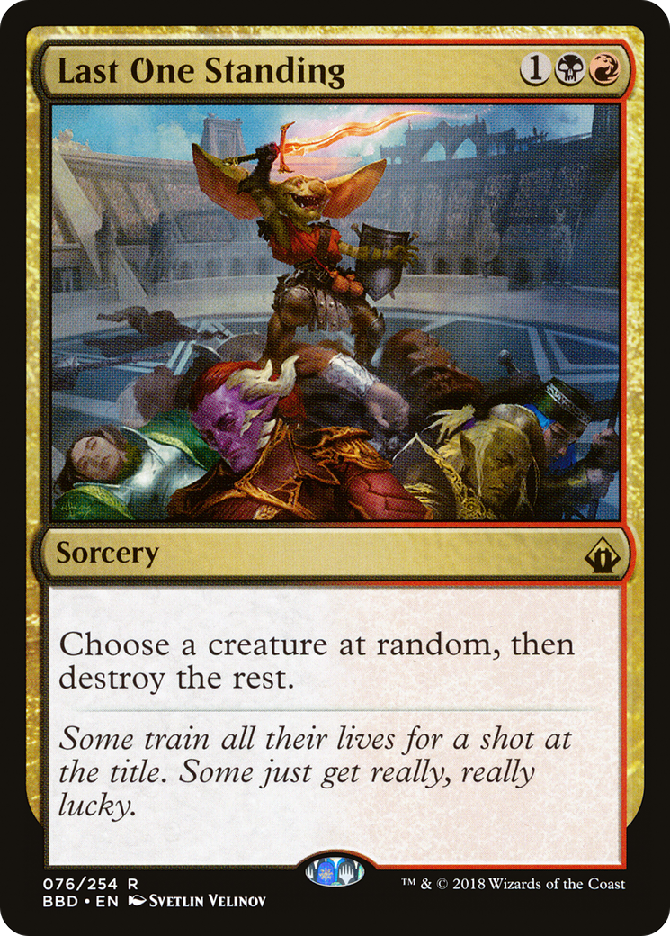 Last One Standing (BBD-076) Foil