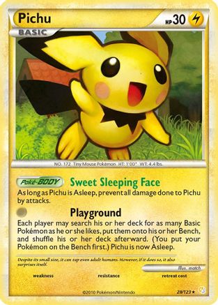 Pichu - 28/123 - Rare
