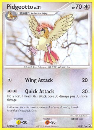 Pidgeotto - 58/132 - Uncommon