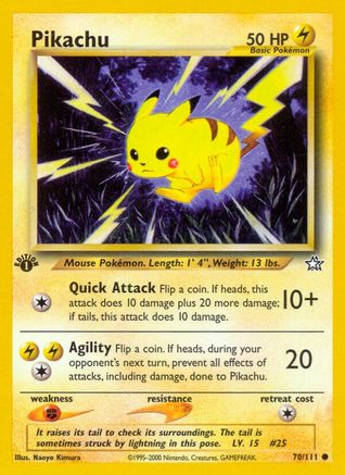 Pikachu 070 - Unlimited Neo Genesis - Common