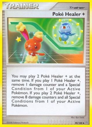Poke Healer + - 90/100 - Uncommon - Reverse Holo