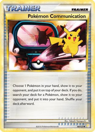 Pokemon Communication 098/123  HeartGold SoulSilver - Uncommon