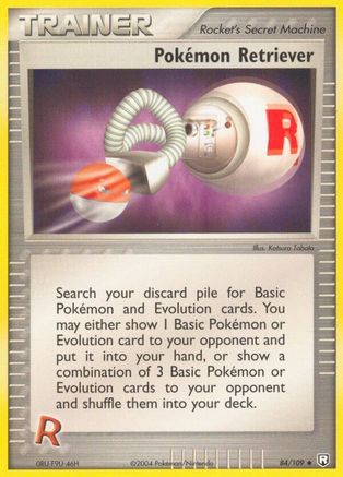 Pokemon Retriever - 84/109 - Uncommon - Reverse Holo