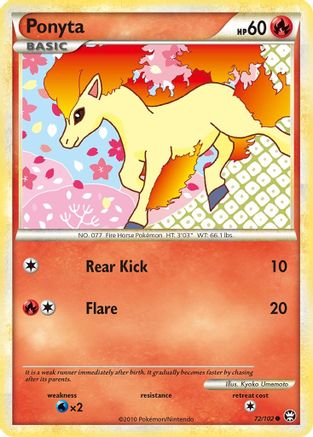 Ponyta - 72/102 - Common