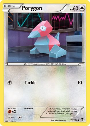 Porygon - 72/101 - Common - Reverse Holo