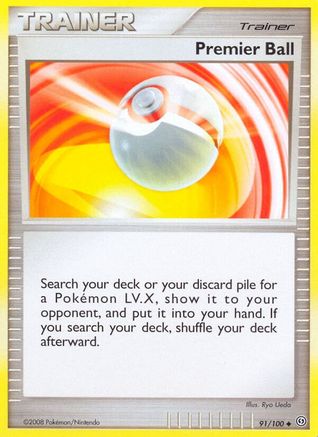 Premier Ball - 91/100 - Uncommon - Reverse Holo