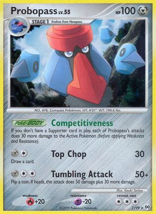 Probopass - 7/99 - Holo Rare