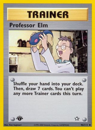Professor Elm - 96/111 - Uncommon - 1st Edition