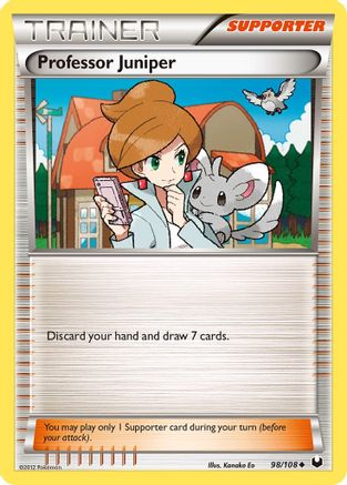 Professor Juniper - 98/108 - Uncommon - Reverse Holo