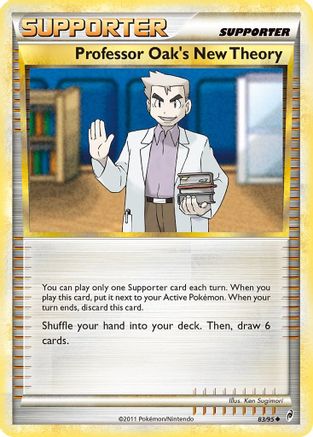 Professor Oak's New Theory - 83/95 - Uncommon - Reverse Holo