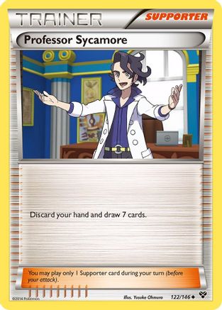 Professor Sycamore - 122/146 - Uncommon - Reverse Holo