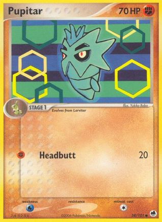Pupitar - 58/101 - Common - Reverse Holo