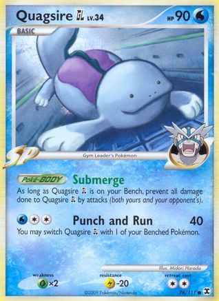 Quagsire GL - 76/111 - Common - Reverse Holo