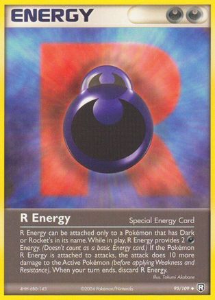 R Energy - 95/109 - Uncommon - Reverse Holo