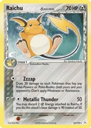 Raichu (Delta Species) - 15/110 - Holo Rare