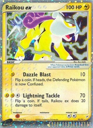 Raikou EX - 92/95 - Ultra Rare
