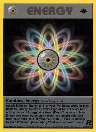 Rainbow Energy (80) 080/82 - Unlimited Team Rocket - Rare