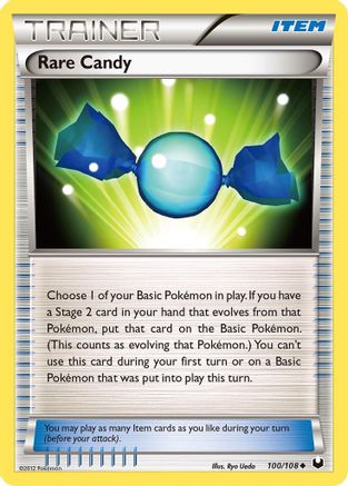 Rare Candy - 100/108 - Uncommon - Reverse Holo