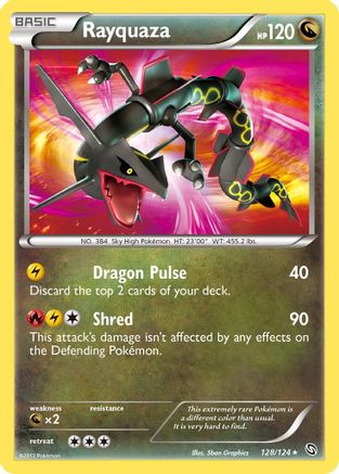 Rayquaza - Holofoil Dragons Exalted - Secret Rare