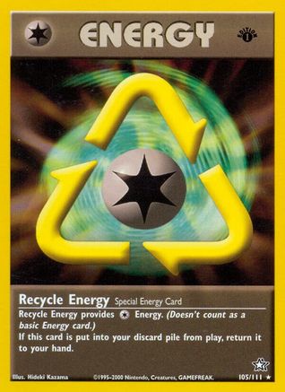 Recycle Energy 105 - Unlimited Neo Genesis - Rare